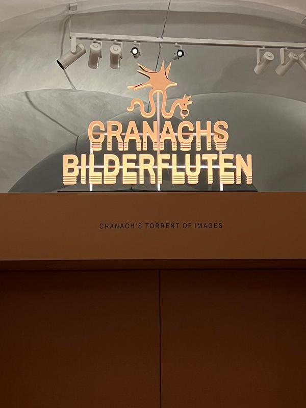 Cranachs Bilderfluten, Ausstellung in der Anna Amalia Bibliothek in Weimar