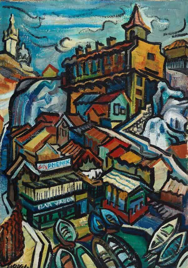 Gisela Habermalz, Alter Hafen, 1954, Sammlung Kunstvilla