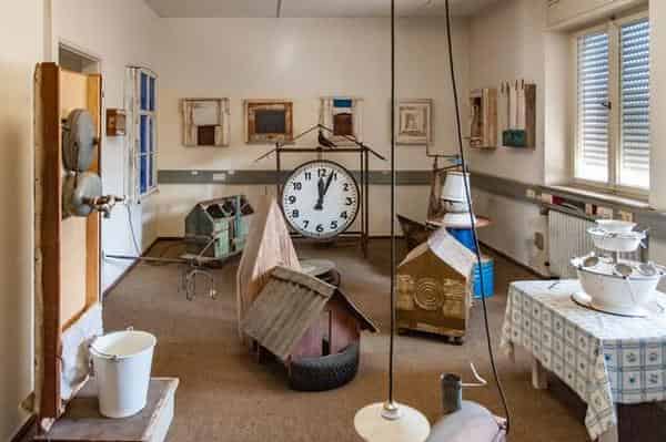 Blick ins Atelier von Reiner Bergmann, 2013, Kunstvilla Nürnberg