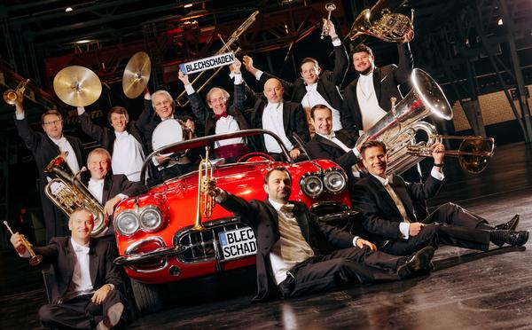 Die Musikgruppe Blechschaden gastiert in Bamberg 