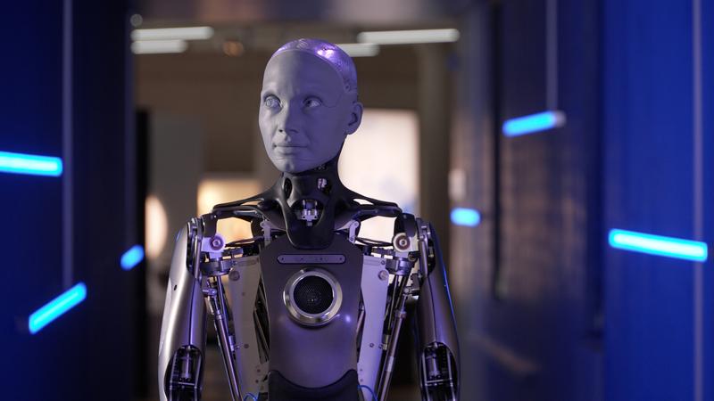 Der humanoide Roboter AMECA