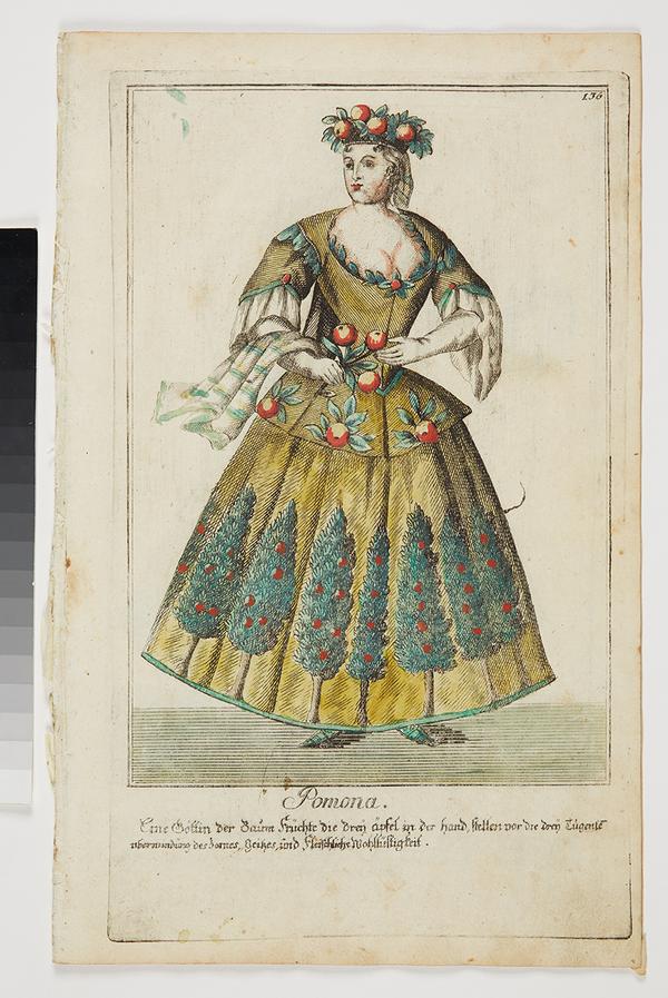Pomona; Kupferstich: Papier; Johann Christoph Dehne (Kupferstecher)