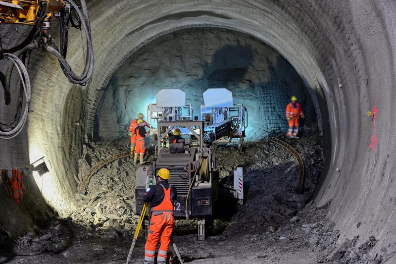 Die Spritzbetonbauweise im Tunnel Brandkopf