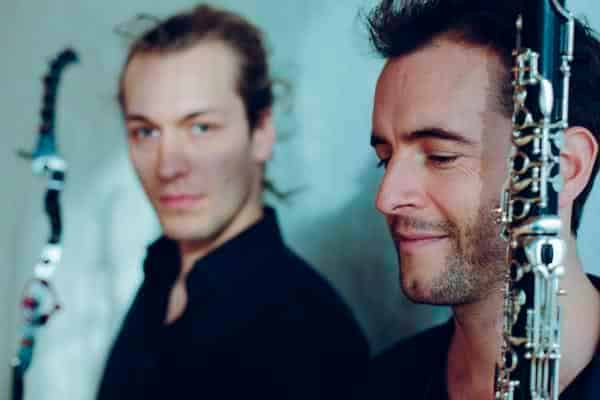 David Orlowsky (Klarinette) und David Bergmüller (Laute) 