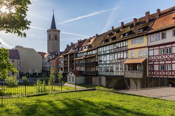 Die Krämerbrücke in Erfurt