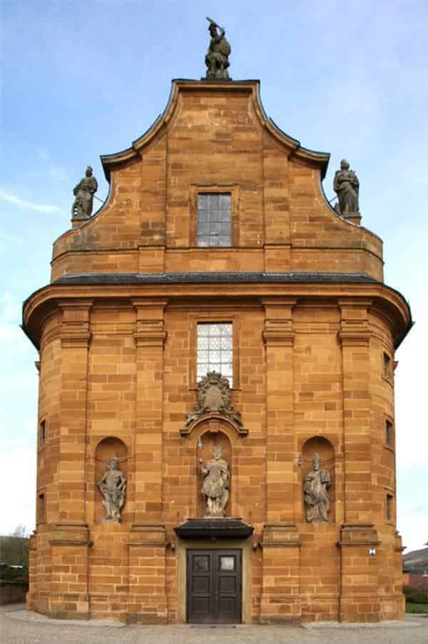 Litzendorfer Kirche, außen Westfront