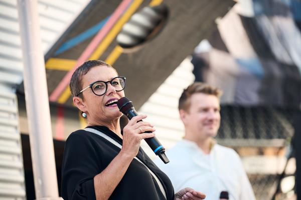 Dr. Elisabeth Hartung eröffnete das Projekt