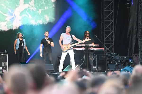 Sting überzeugte die Massen auf dem Coburger Schlossplatz