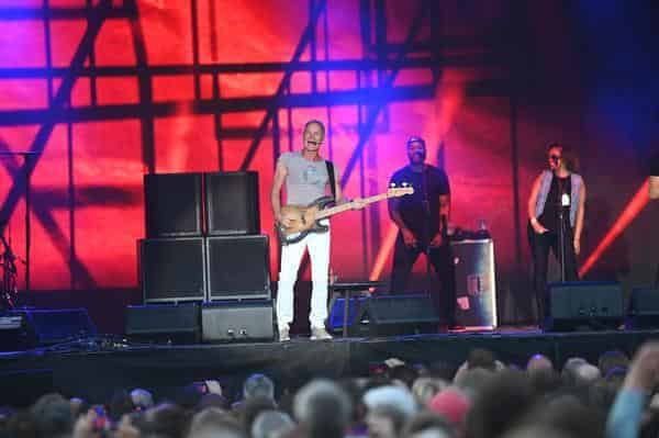 Sting überzeugte die Massen auf dem Coburger Schlossplatz