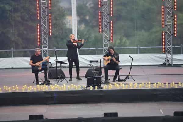 David Garrett verzauberte den Klostergarten auf Banz am Sonntag