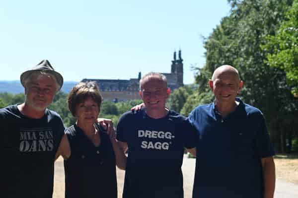 Werner Schmidbauer, Gaby Heyder, Michl Müller und Wolfgang Heyder luden auf Banz