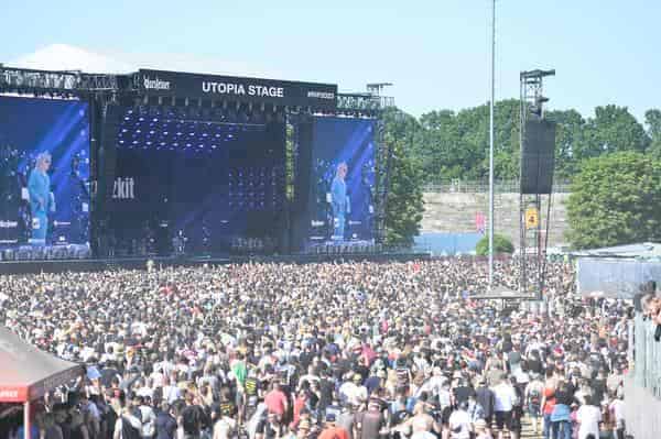 Die Reihen waren bestens gefüllt bei Limp Bizkit um Frontmann Fred Durst. Die Performance der Kalifornier fand allerdings nicht überall Anklang.