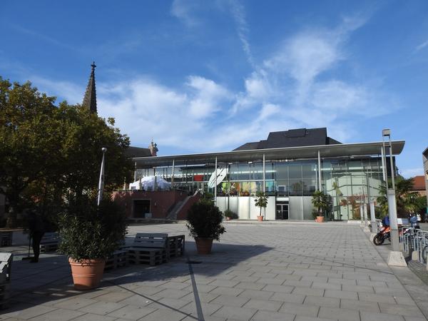 Der Theaterplatz in Aschaffenburg