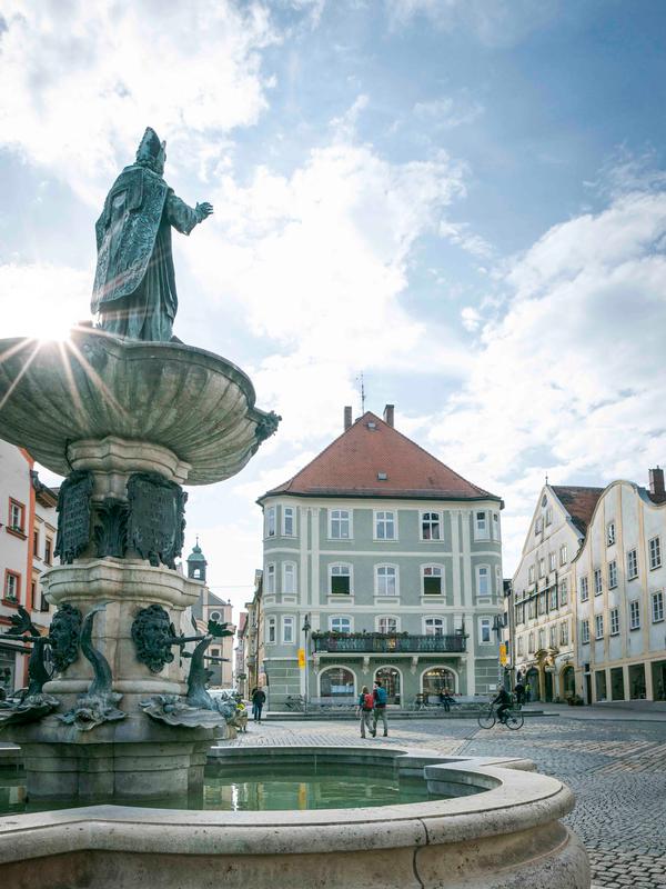 Der Marktplatz in Eichstätt