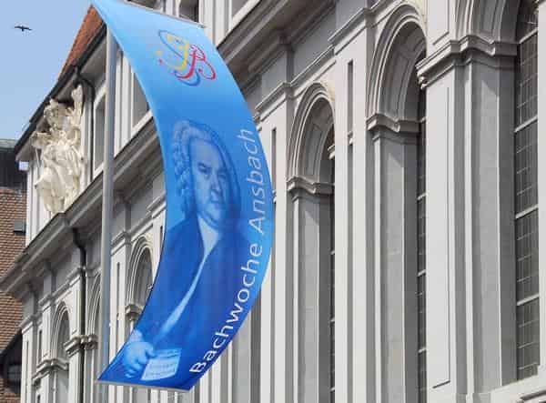 Fahne der Bachwoche Ansbach