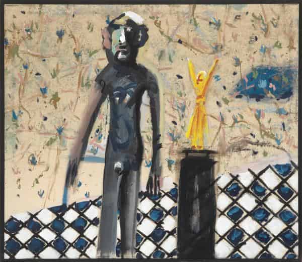 Figura del suelo, 1979, Dispersion auf Leinwand, 130 × 150 cm, Leihgabe des Künstlers