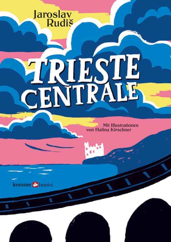 Halina Kirschner, Cover/Illustration zu Trieste Centrale, 2022, Siebdruck