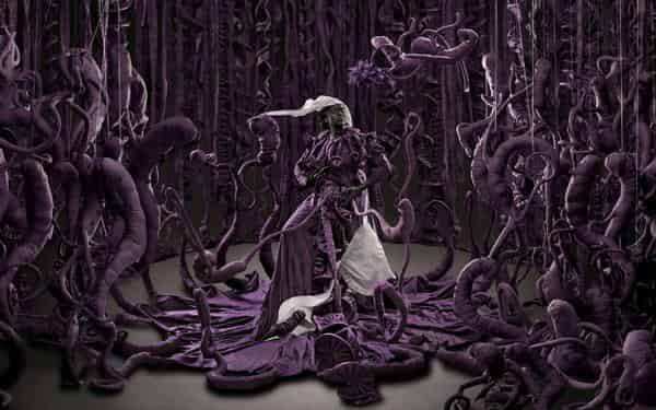 Mary Sibande, A terrible beauty is born, 2013, Archival Digital Print, 110 x 320 cm