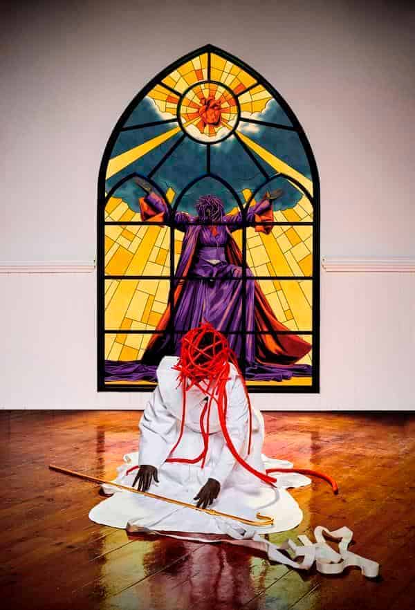 Mary Sibande, Turn, turn, turn, turn, 2019, Tintenstahldruck auf Hahnemühle Photo Rag, 200 x 136 cm