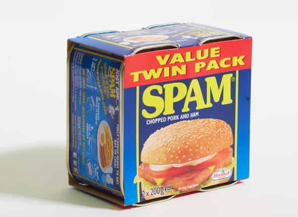 Würzfleisch "SPAM" in der Dose, Dänemark