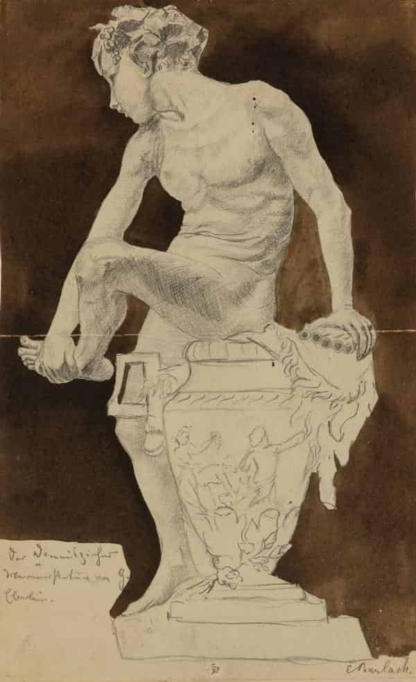 Ernst Barlach, Junge mit Panflöte, 1891-92