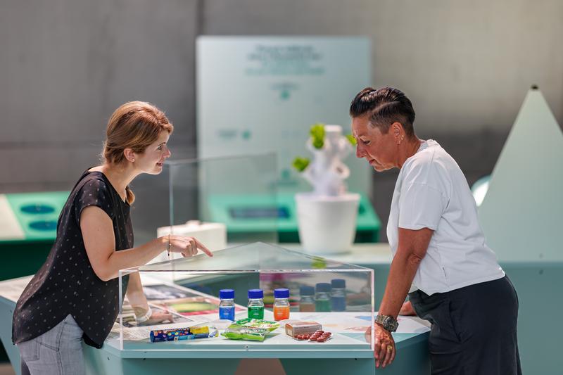 Einblick in die Ausstellung „Essen neu denken. NewFoodSystems“