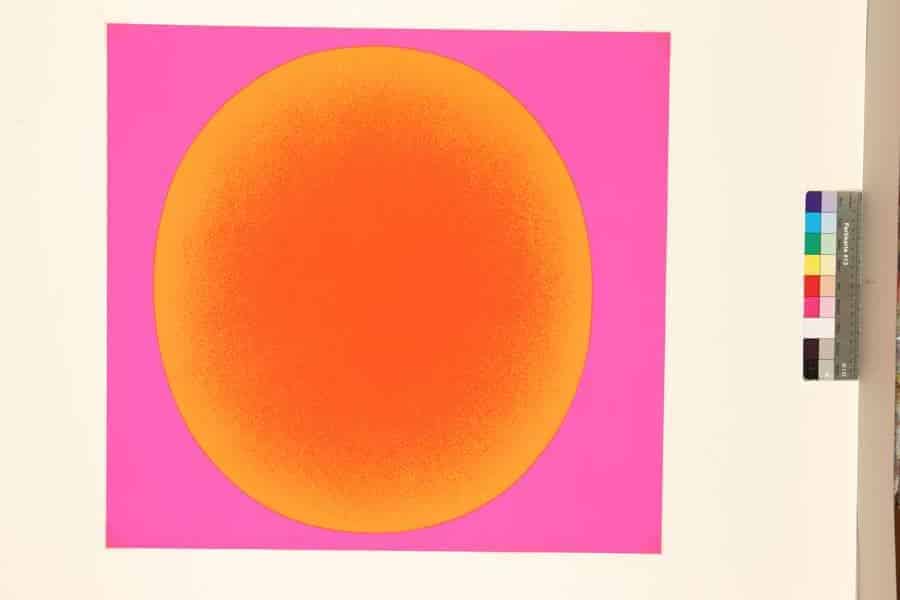 Rupprecht Geiger, Eight Silkscreens - 8, 1970, Serigraphie, 60 x 56 cm