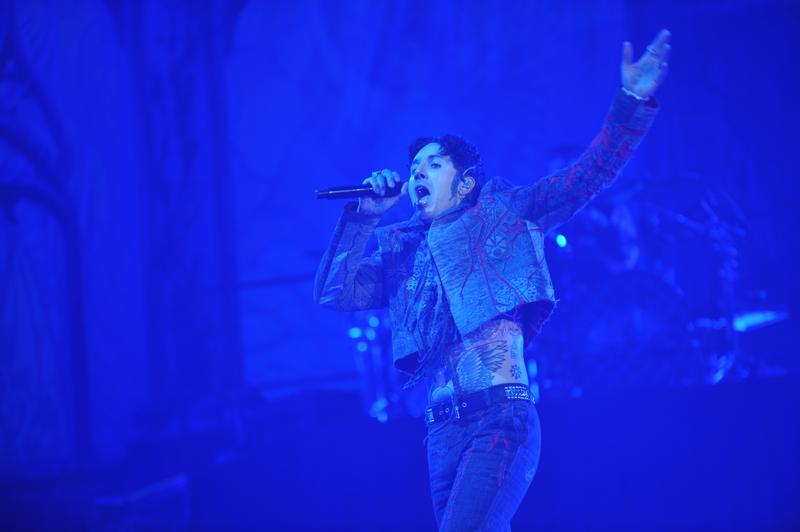 Die britische Metalcore-Band Bring me the horizon um Frontmann Oliver Sykes