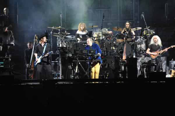 Filmmusikproduzent Hans Zimmer auf der Bühne in Oberhausen - einen Tag bevor er seinen zweiten Oskar verliehen bekam