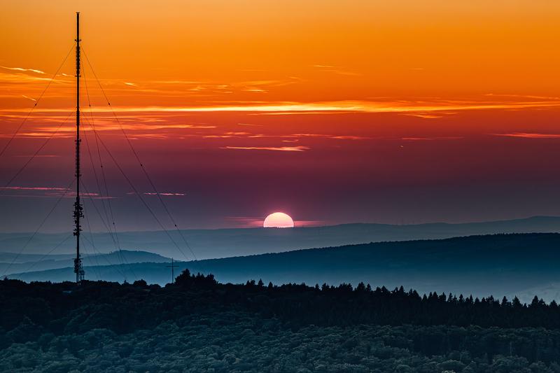 Sonnenuntergang am Kreuzberg