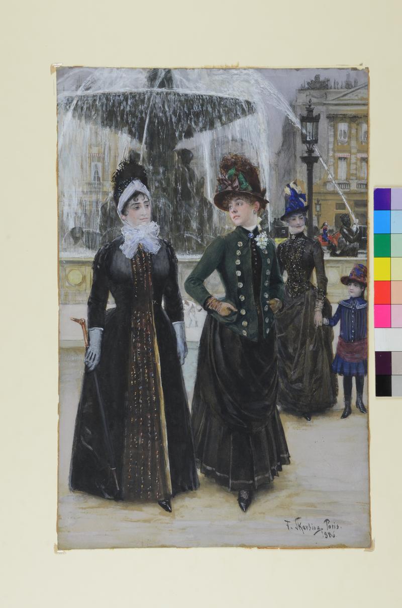 Franz Skarbina, In Paris, 1886