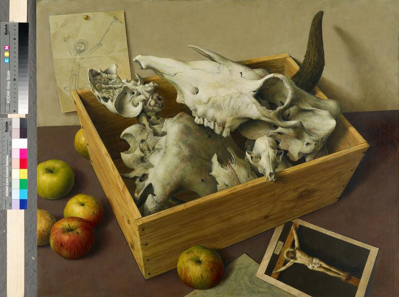 Michael Triegel: Ostertraum, 2008, Mischtechnik auf MDF, 66,5 x 80 cm, G 275, Courtesy Museum am Dom, W&uuml;rzburg