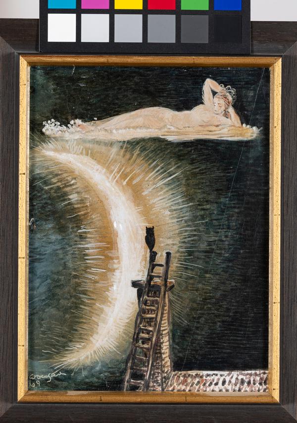 Gert H. Wollheim, Mondweibchen entschwebt einem Jammertal, 1969