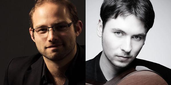Das Gitarrenduo Entre Mundos spielt beim gve in Erlangen