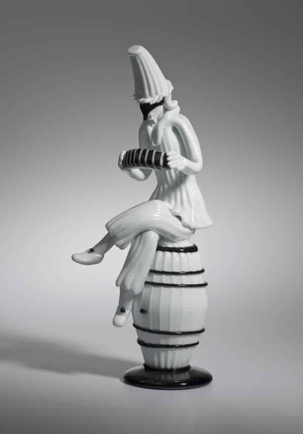 Fulvio Bianconi/Venini: Figur „Maschere“, Entwurf 1952