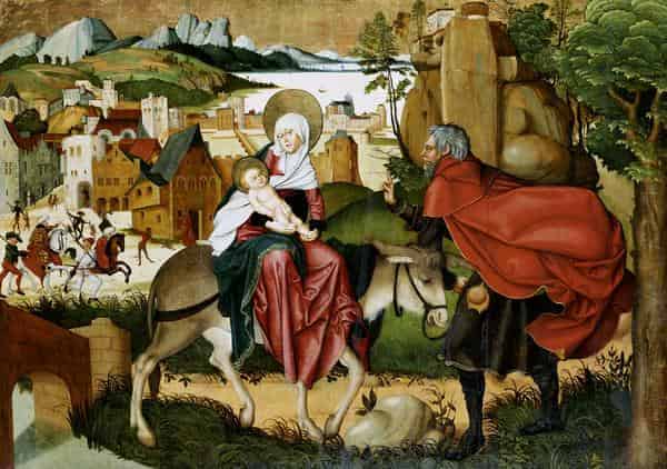Jörg Breu d.Ä.: Flucht nach Ägypten, 1501 Germanisches Nationalmuseum, Nürnberg