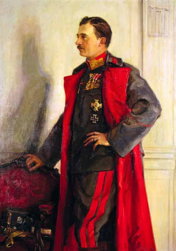 Portrait Kaiser Karl I. von Österreich in der Uniform eines k.u.k. Feldmarschalls