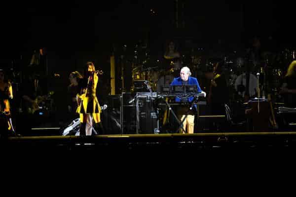 Filmmusikproduzent Hans Zimmer auf der Bühne in Oberhausen - einen Tag bevor er seinen zweiten Oskar verliehen bekam