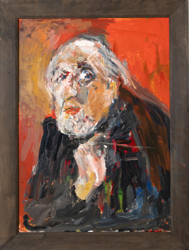 Selbst, ca. 2000/2005, Öl auf Leinwand, 70 x 50 cm, Privatbesitz