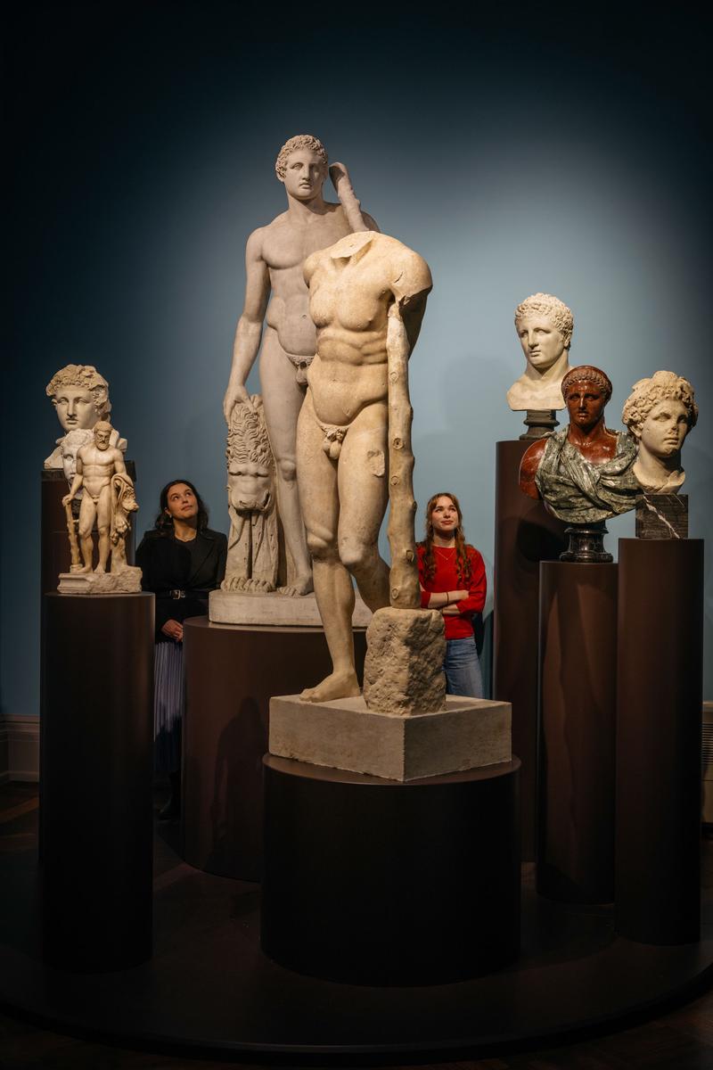 Ausstellungsansicht „Herkules – Held und Antiheld“