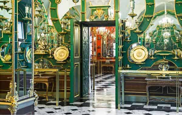 Historisches Grünes Gewölbe Dresden, Silbervergoldetes Zimmer