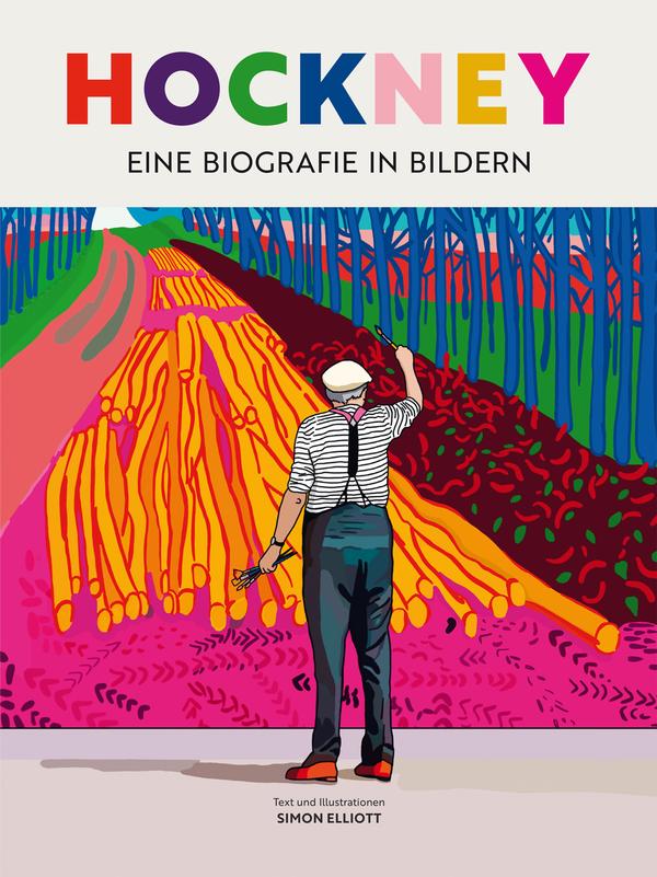 Buchcover Simon Elliott: Hockney. Eine Biografie in Bildern
