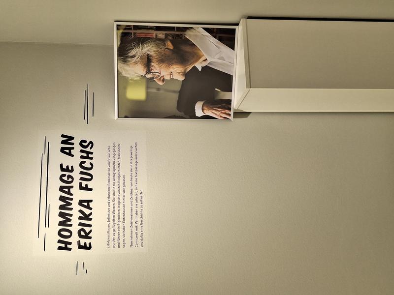 Dauerausstellungsraum „Hommage an Erika Fuchs“