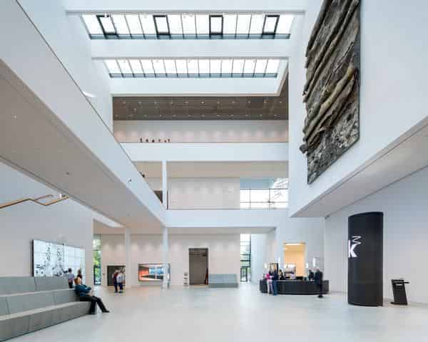 Das Atrium des Neubaus der Kunsthalle Mannheim