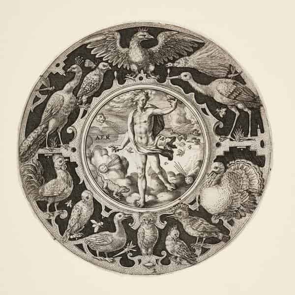 Crispijn de Passe I., Die Luft (Aer), aus: Die vier Elemente, ca. 1589–1611.