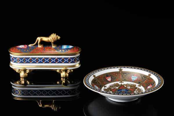 Waschset Ludwig II  Villeroy & Boch Bone China Neuausformung von 1984 