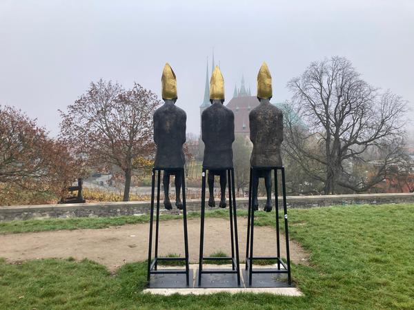Die drei Bischöfe auf dem Erfurter Petersberg