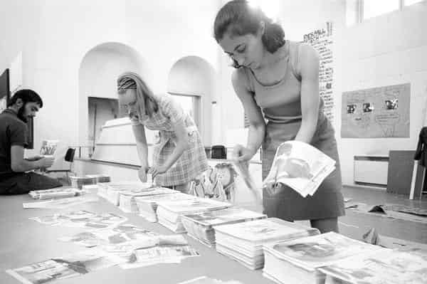 Der Kunstverein als Ort fu?r Proteste, Vera?ndert die Welt! Poesie muss von allen gemacht werden! Kunstverein Mu?nchen, 1970