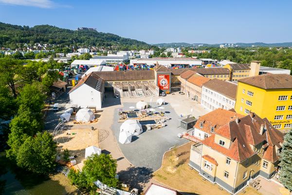 Die neue Anlage des HUK Open Air in Cortendorf