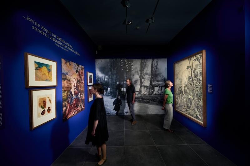 Innenansicht des Christian Schad Museums